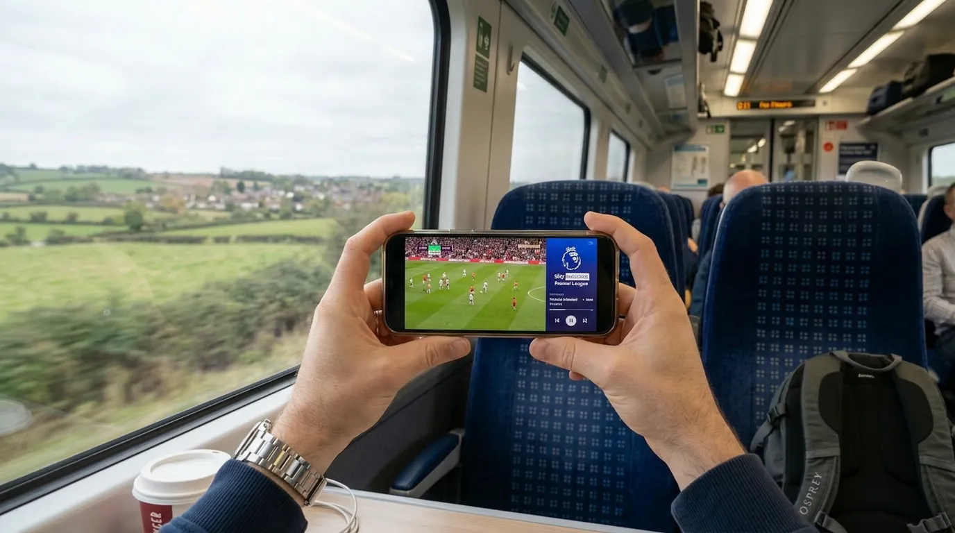 Watching IPTV on phone UK – live football streaming on mobile